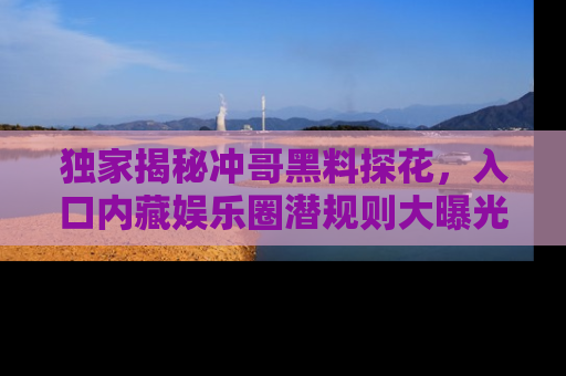 独家揭秘冲哥黑料探花，入口内藏娱乐圈潜规则大曝光