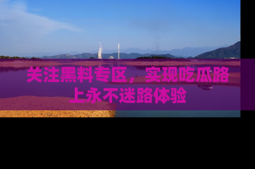关注黑料专区，实现吃瓜路上永不迷路体验